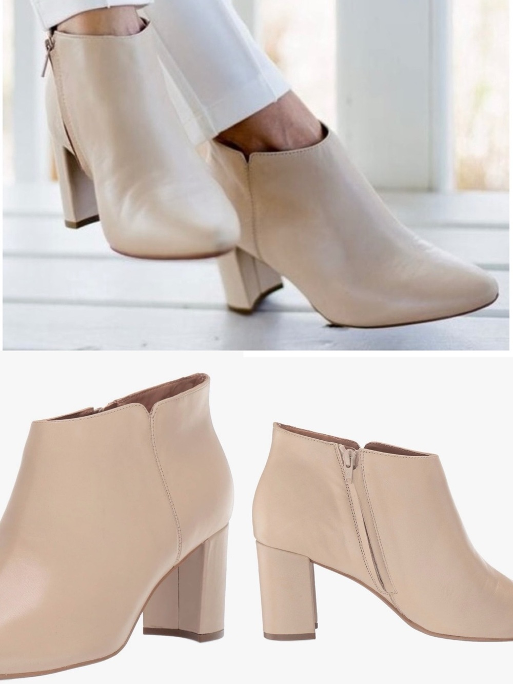 Aerosoles Katherine Leather Ankle Boots